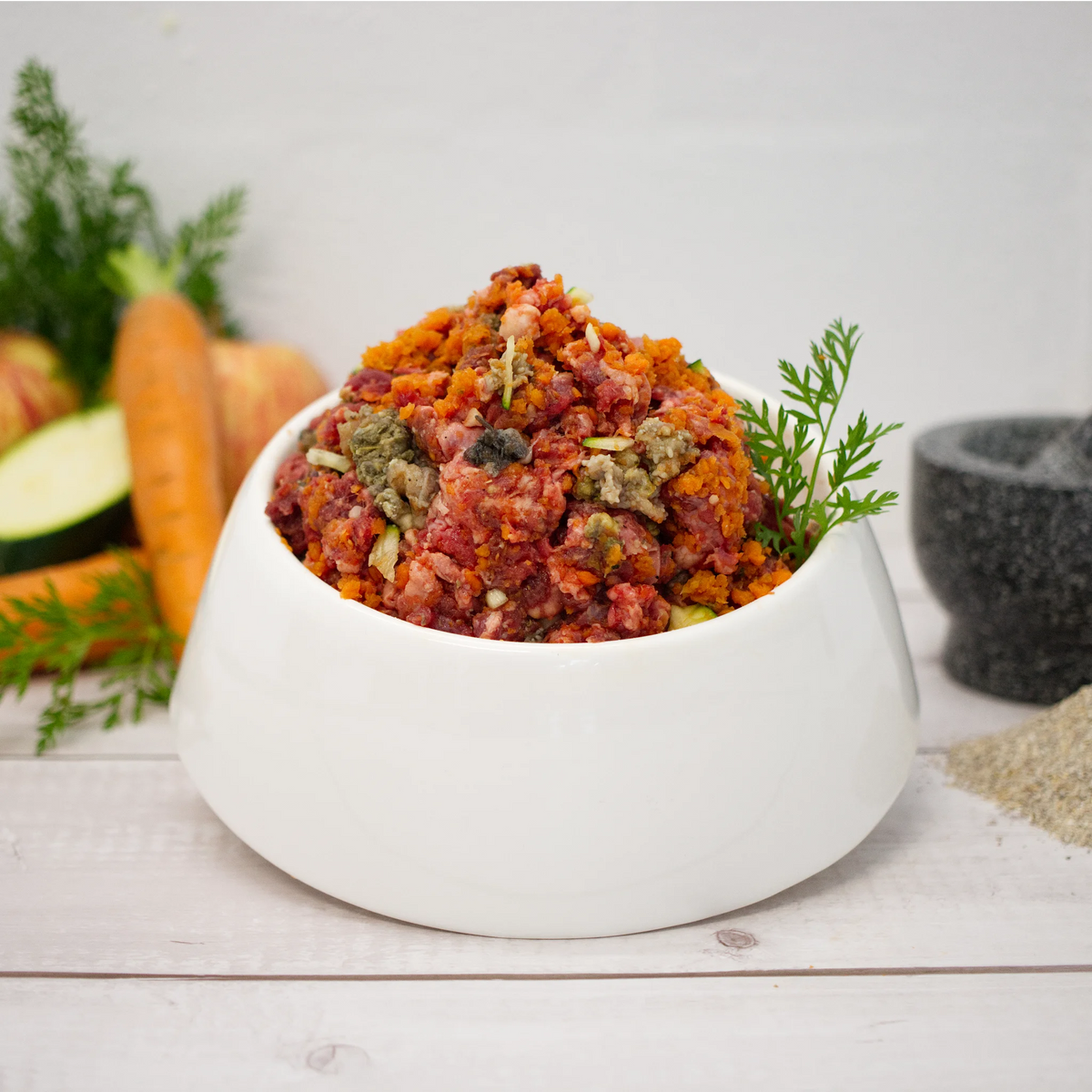 Bunter Rinder Mix mit Gemüse