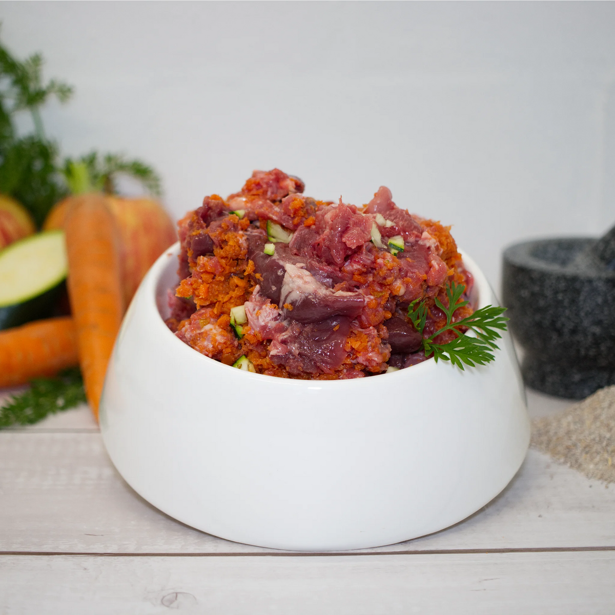 Geflügel Mix mit Gemüse