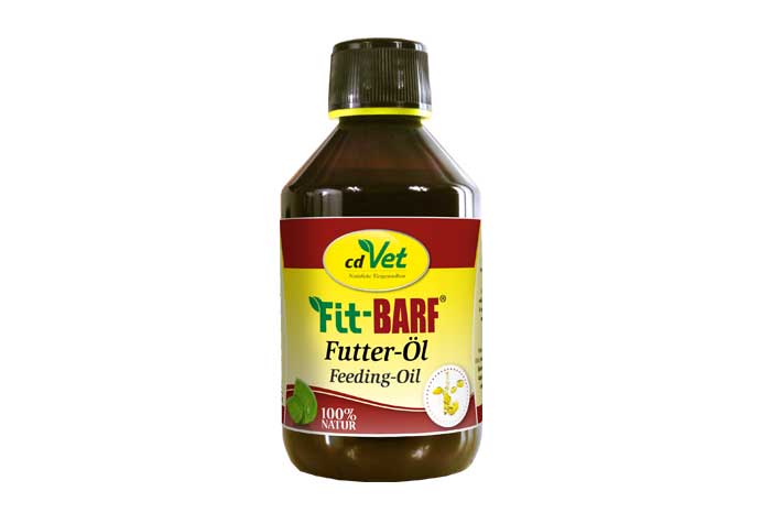 Mittlere Flasche Fit Barf Futteröl